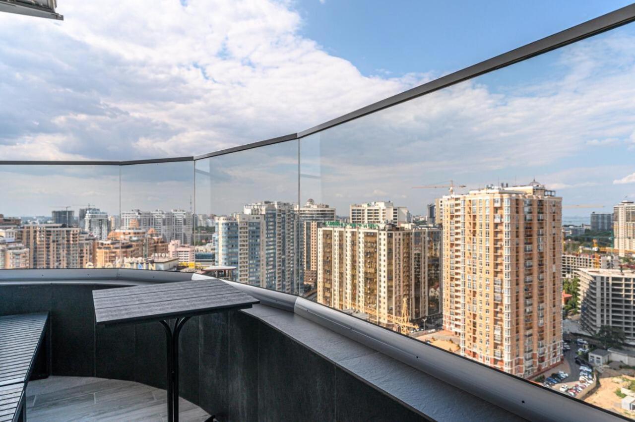 Party luxury 3BR sea view apartment in Arcadia Odesa Exterior foto
